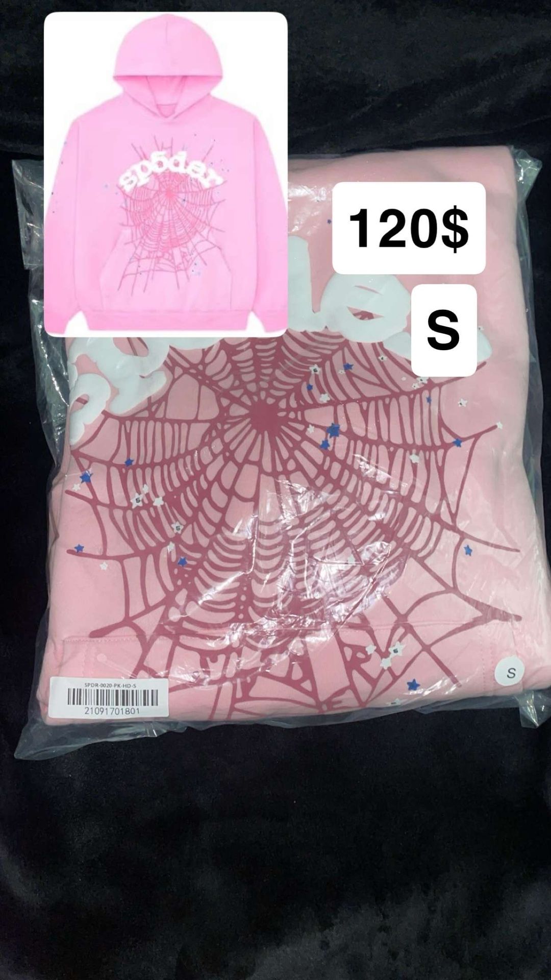 Pink Sp5der hoodie