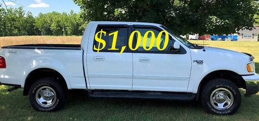 $1,OOO URGENT For sale 2002 Ford F-150 XLT Super Crew Cab 4-Door Pickup very clean condition