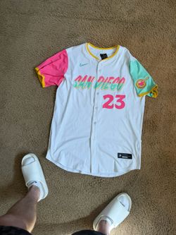 San Diego Padres Nike Authentic Elite Tatis Jr Jersey 52