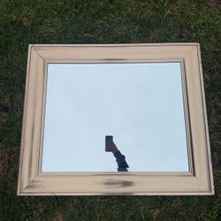 Large Gold Framed Wall Mirror