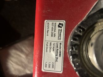 Thern 4WM2 Worm Gear Hand Winch w/ Brake - 2000 lbs Lifting Capacity
