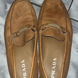 Prada Leather Loafers Men’s Size 8 