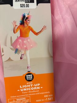 Light up unicorn tutHalloween pretend play dress up costume