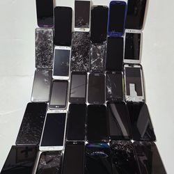 Lot of Phones 30PC Parts, Restoration needed