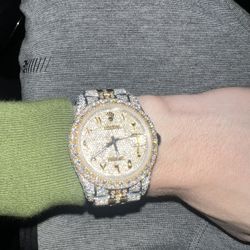 Moissanite Rolex Diamond Watch 