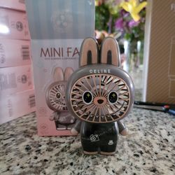 Labubu Mini Fan with Charger Brand New 