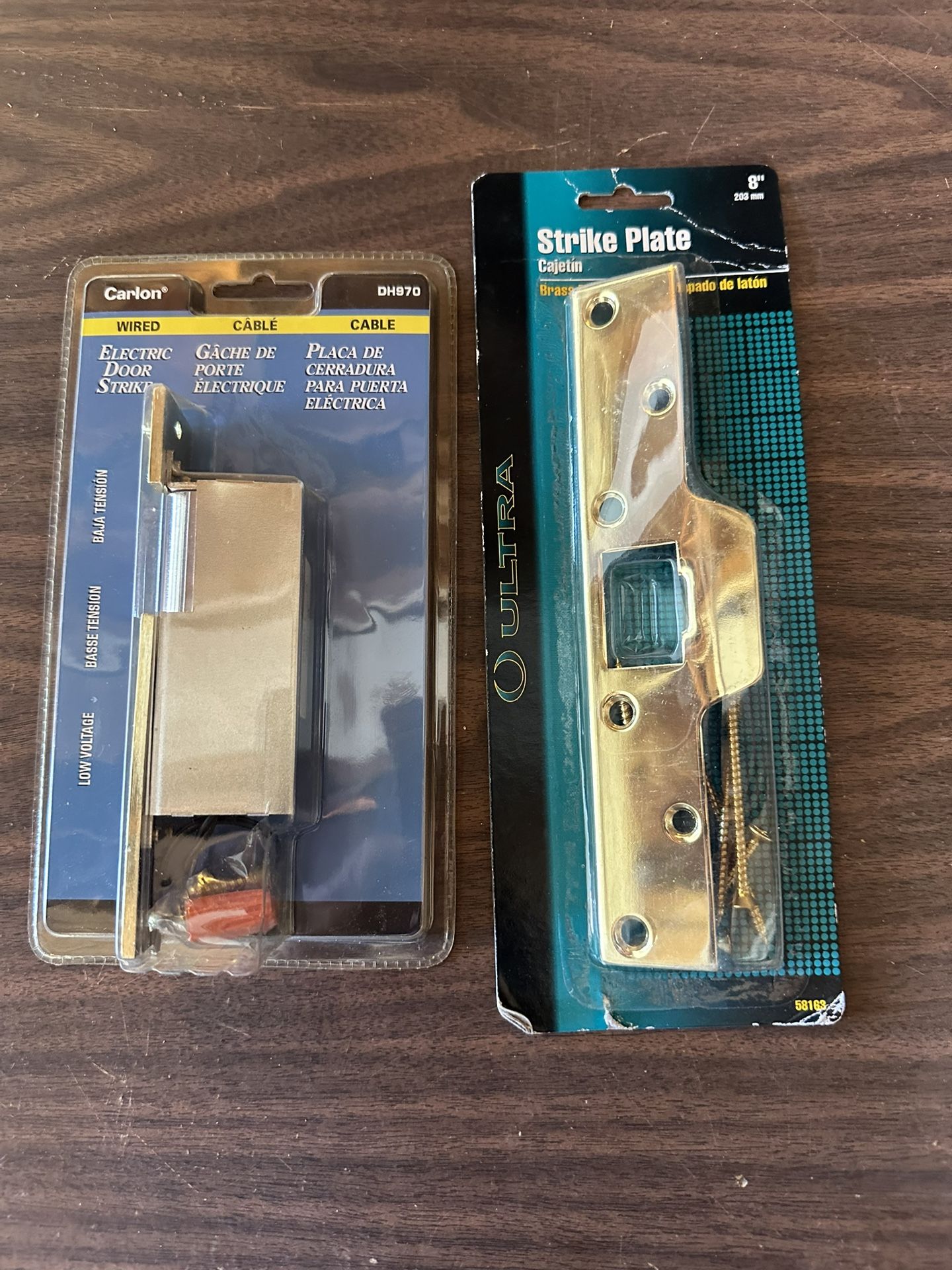 Electric Door Strike And Strike Plate