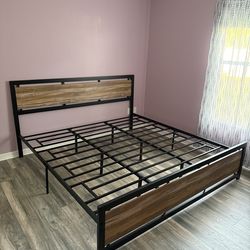 King bed frame