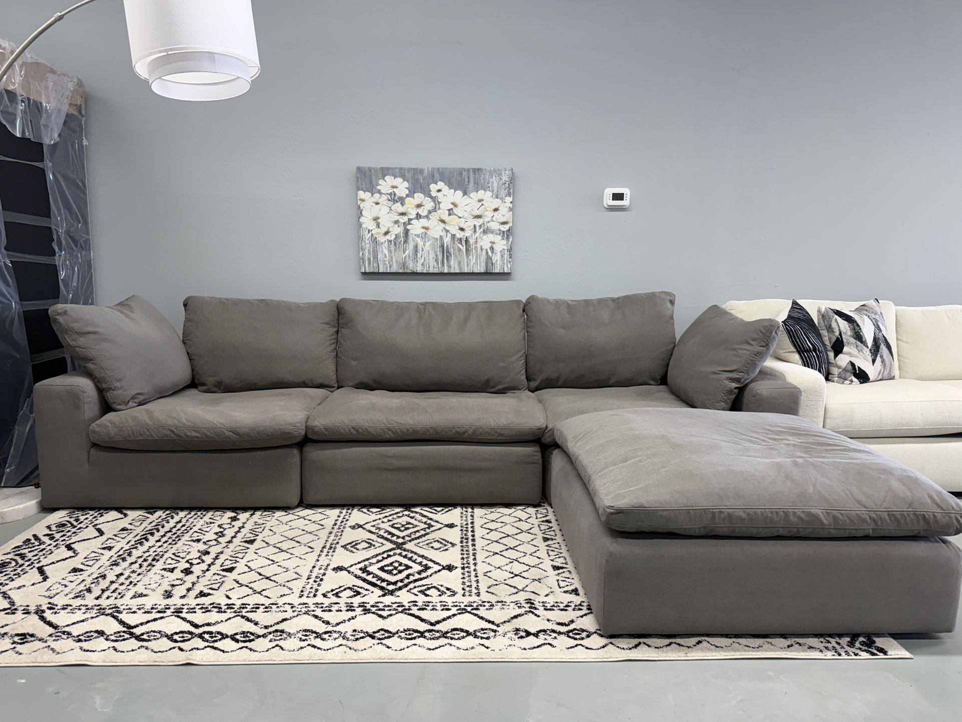 (Free Delivery) Grey Modular Sectional Couch.