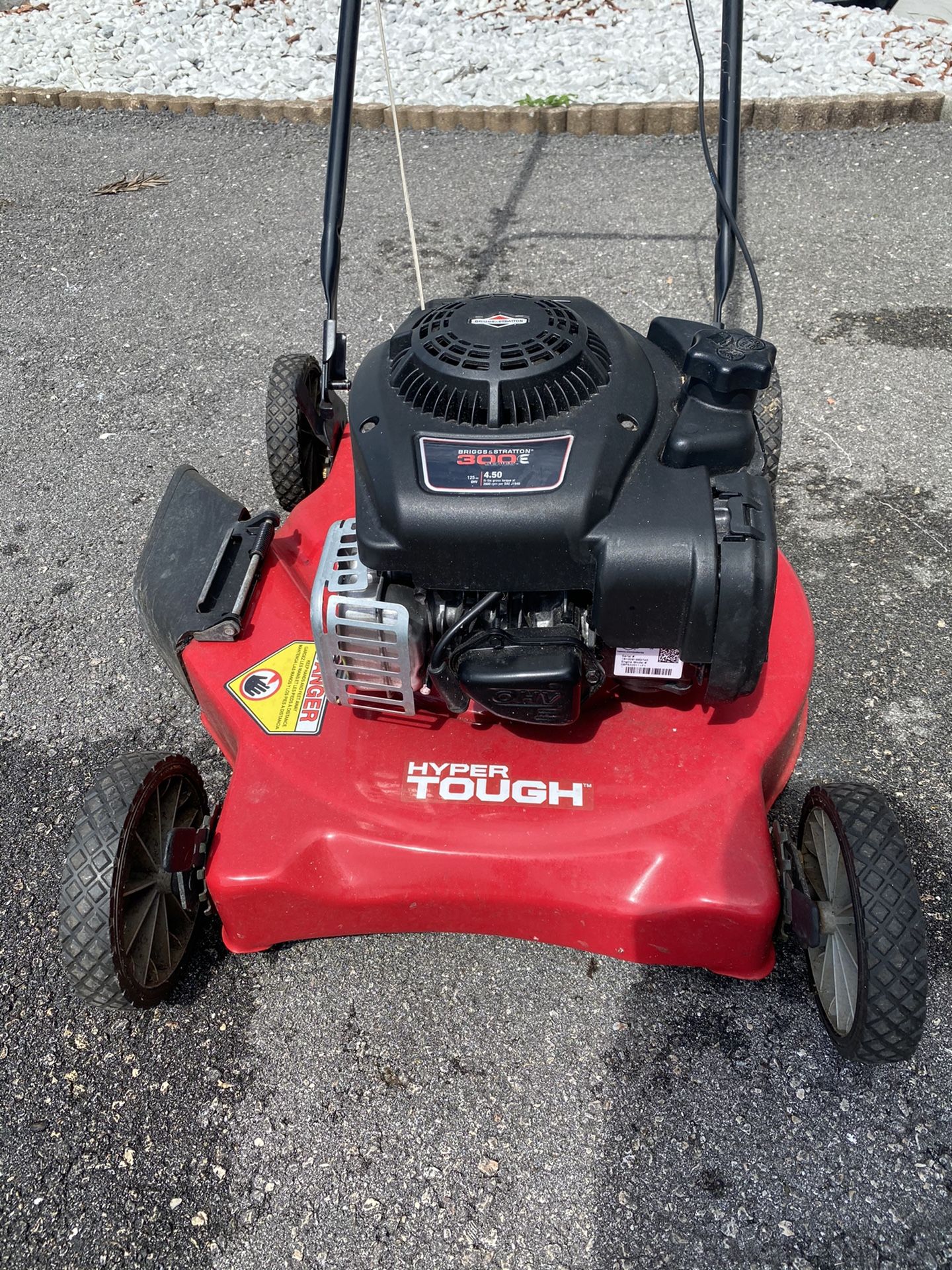 Hyper Tough 20” Side Discharge Push Mower with Briggs and Stratton Engine