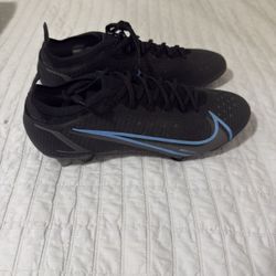 Nike Mercurial Vapor 14 Elite Fg Black-Iron Grey Sz 8
