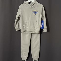 $30 Kids NBA Golden State Warriors Hoodie + Jogger Set Size 4