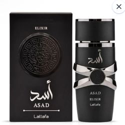 ASAD ELIXIR by Lattafa Eau de Parfum Spray Men 3.4 FL oz / 100 ML * New Release