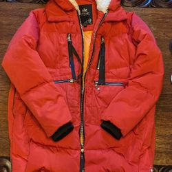 Orolay Women's Puffer Jacket, Duck Down, XS, Red