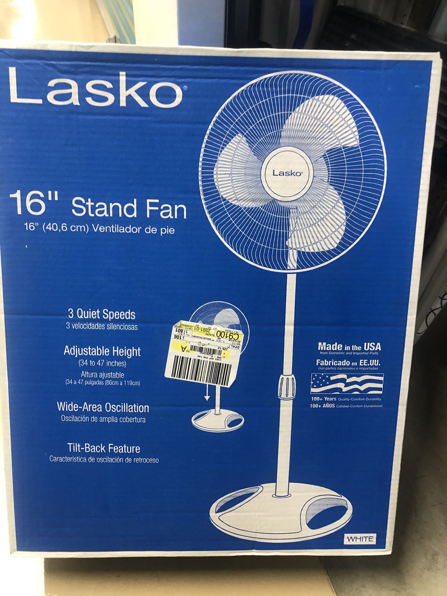 16” Oscillating Fan