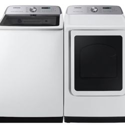 SAMSUNG WASHER DRYER SET (NEW) WIFI CAPABILITY
