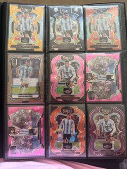 Argentina Nationa Team Soccer Card Lot FIFA Prizm World Cup / Select road to World Cup