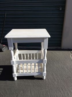 Small white stands