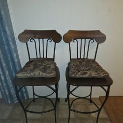 Pair Of Bar Stools 