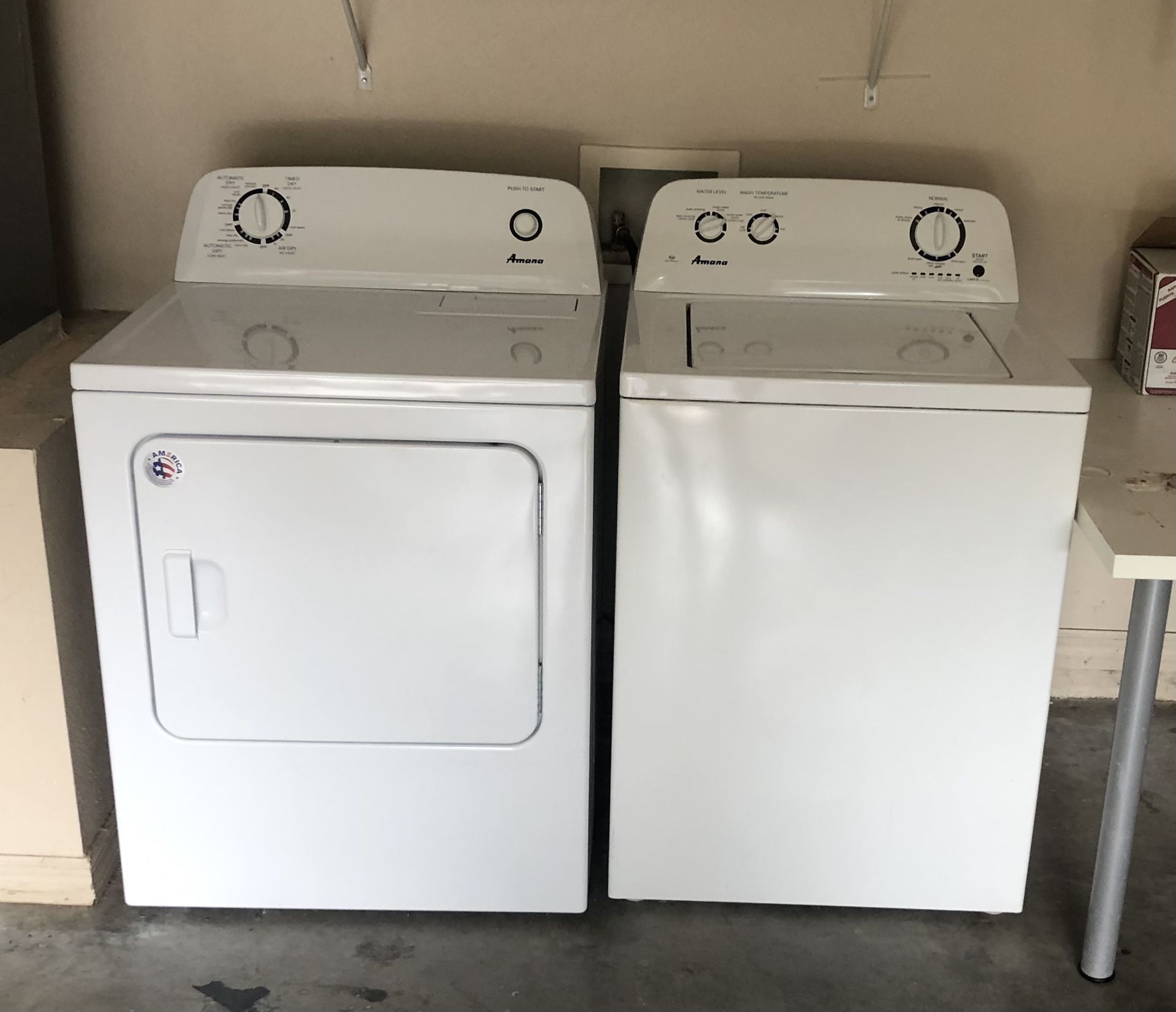 Amana Washer  and Dryer