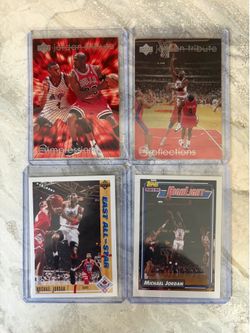 4-card Michael Jordan Lot