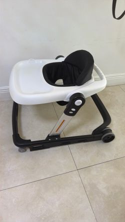 Walker adjustable height safe stops on steps
