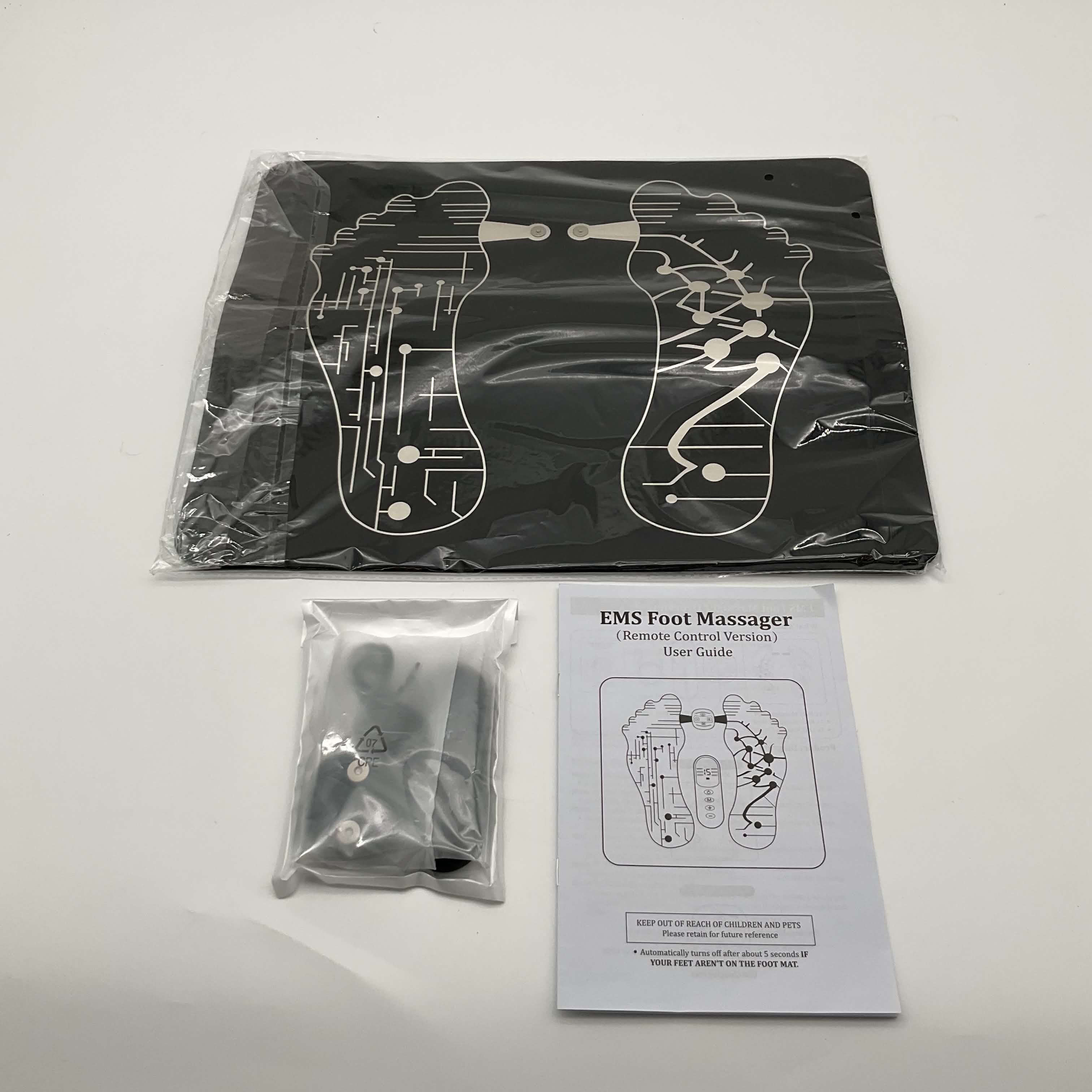 EMS Foot Massager Mat, Electric Muscle Stimulator 6 Modes