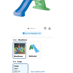 Little tykes step 2 large slide