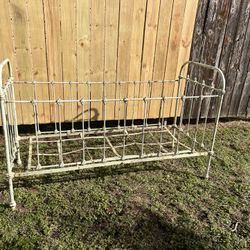 Antique Wrought Iron Baby Crib - Another Price REDUCTION