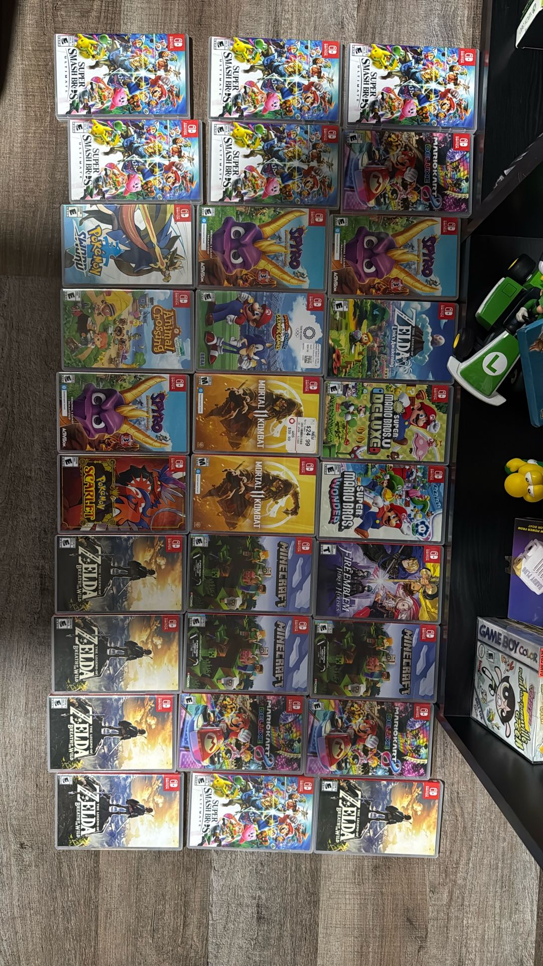 Empty Nintendo Switch Cases