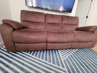 Sofa - Reclines ! Brown