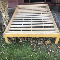 Full Size Platform Bed And Mattress