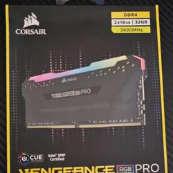 Corsair Vengeance RGB PRO 3600mhz DDR4