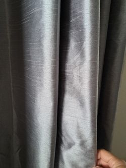 Curtains - Silver Gray - 6 Panels, 84" Long - Stunning