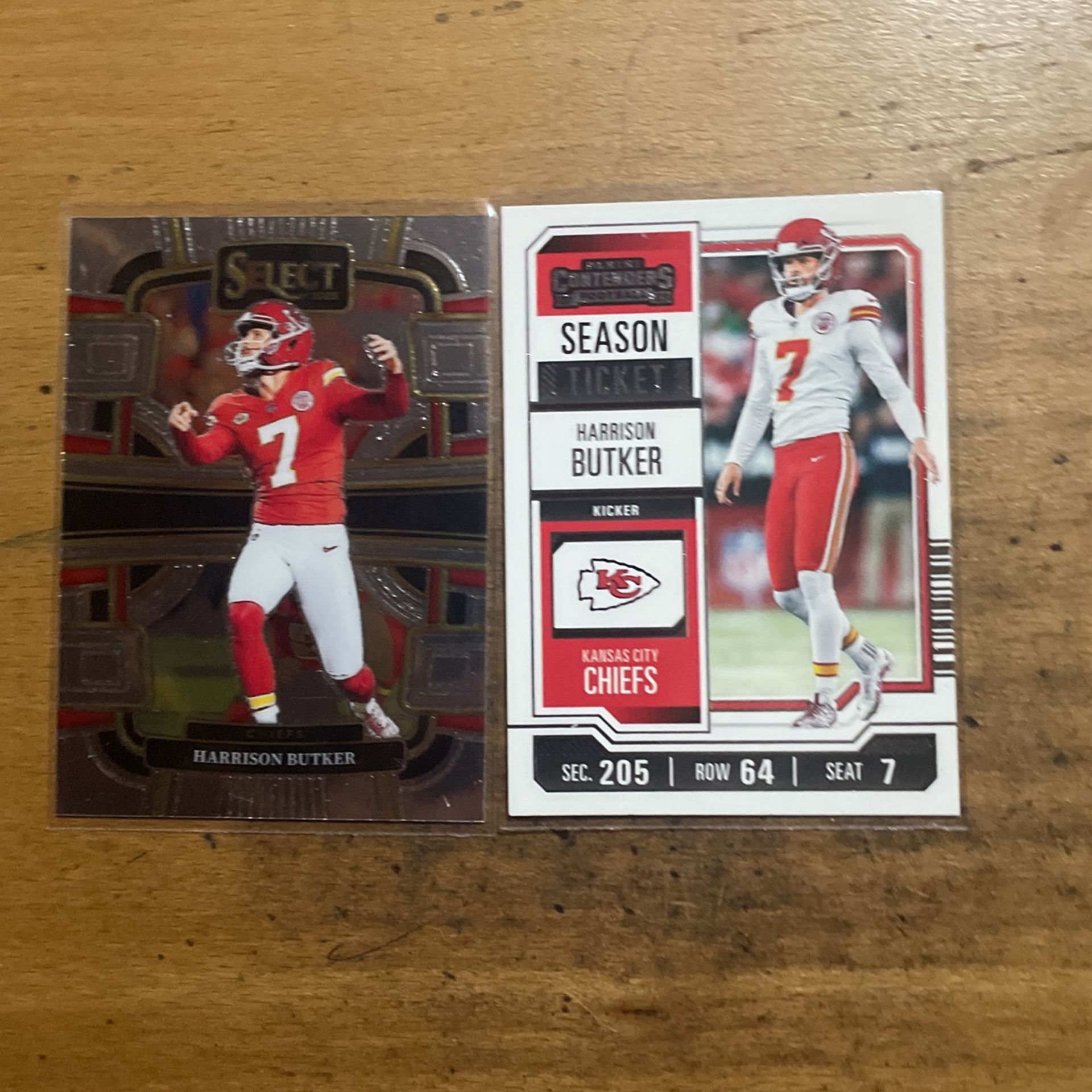 HARRISON BUTKER 2 CARD LOT