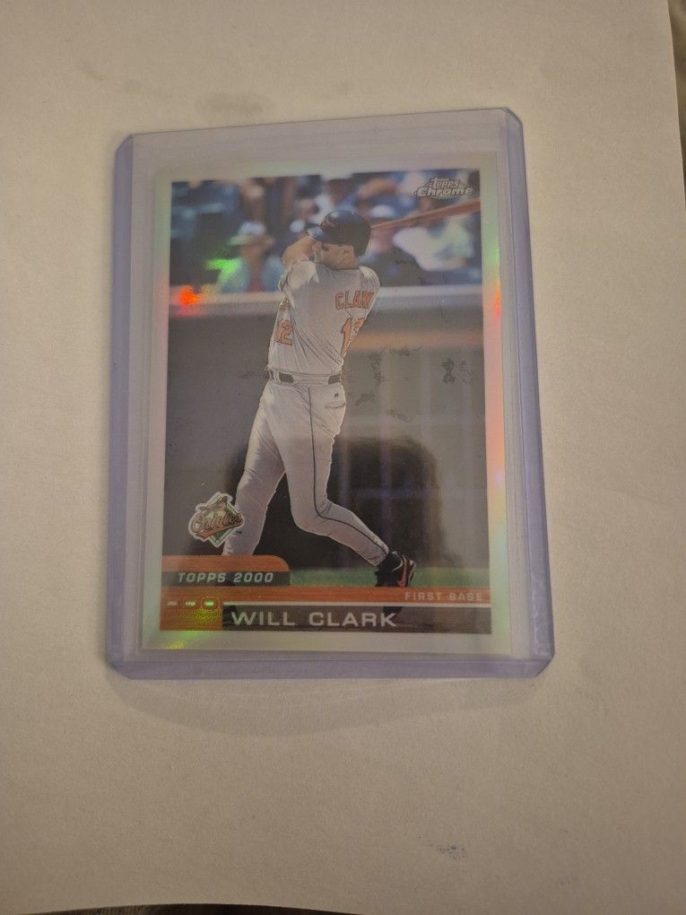 Will Clark Topps Chrome