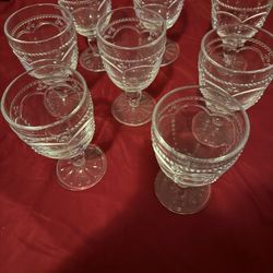 Set De 8 Copas Usadas De Princess House