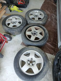 4- Jetta 5x100x15 Rims Obo