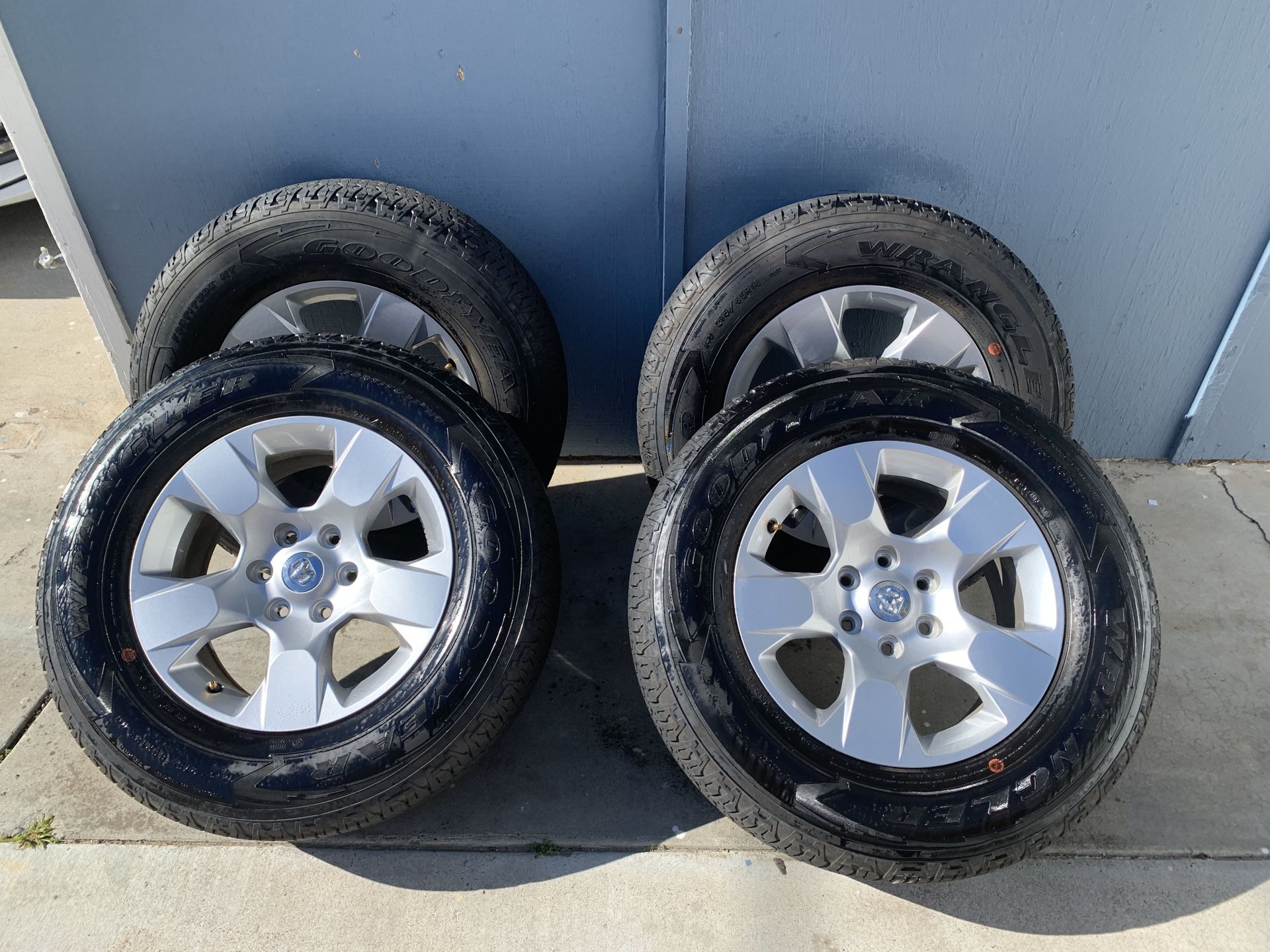 Ram 1500 Rims Wheels and Tires - 641 miles on them