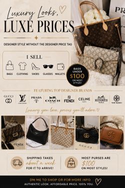 Purses , shoes, glasses,