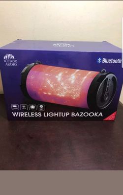 Icebox audio bluetooth speaker light deals up bazooka