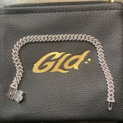 Gld Diamond And White Gold Braclet