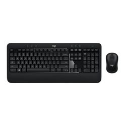 Logitech Advanced Combo Wireless Keyboard and Mouse, Black