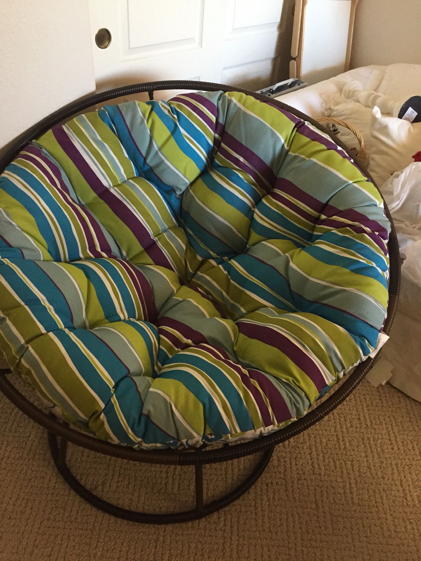 Cushion Only brand New Papasan cushion from Pier1 Cushion Only