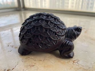 Carved Wooden Turtle
