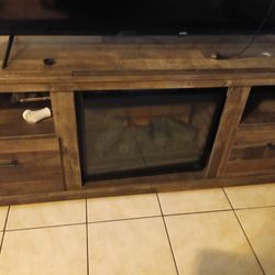 Fireplace TV Stand 