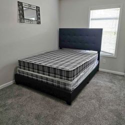🔥 LOWEST POSSIBLE PRICE FOR A BRAND NEW QUEEN SIZE BED WITH MATTRESS & BOX SPRING 🔥 🔥