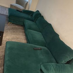 Green Sectional Couch