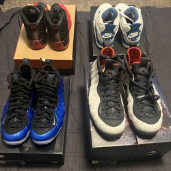 Nike Foams And Jordan 12s and 4s