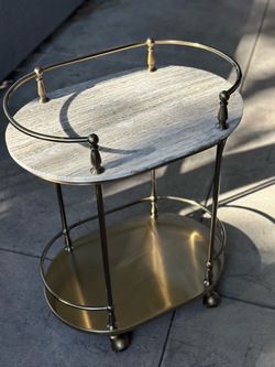 THearth & Hand with Magnolia Metal & Marble Bar Cart – Under 1 Year Old!